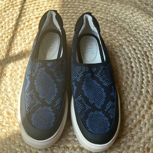 Franco Sarto Slip on Shoes in Snakeskin print